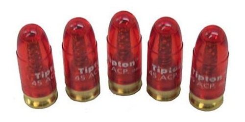 Tipton 146331 Snap Caps Pistol 45ACP Brass/Plastic 5pk view 2