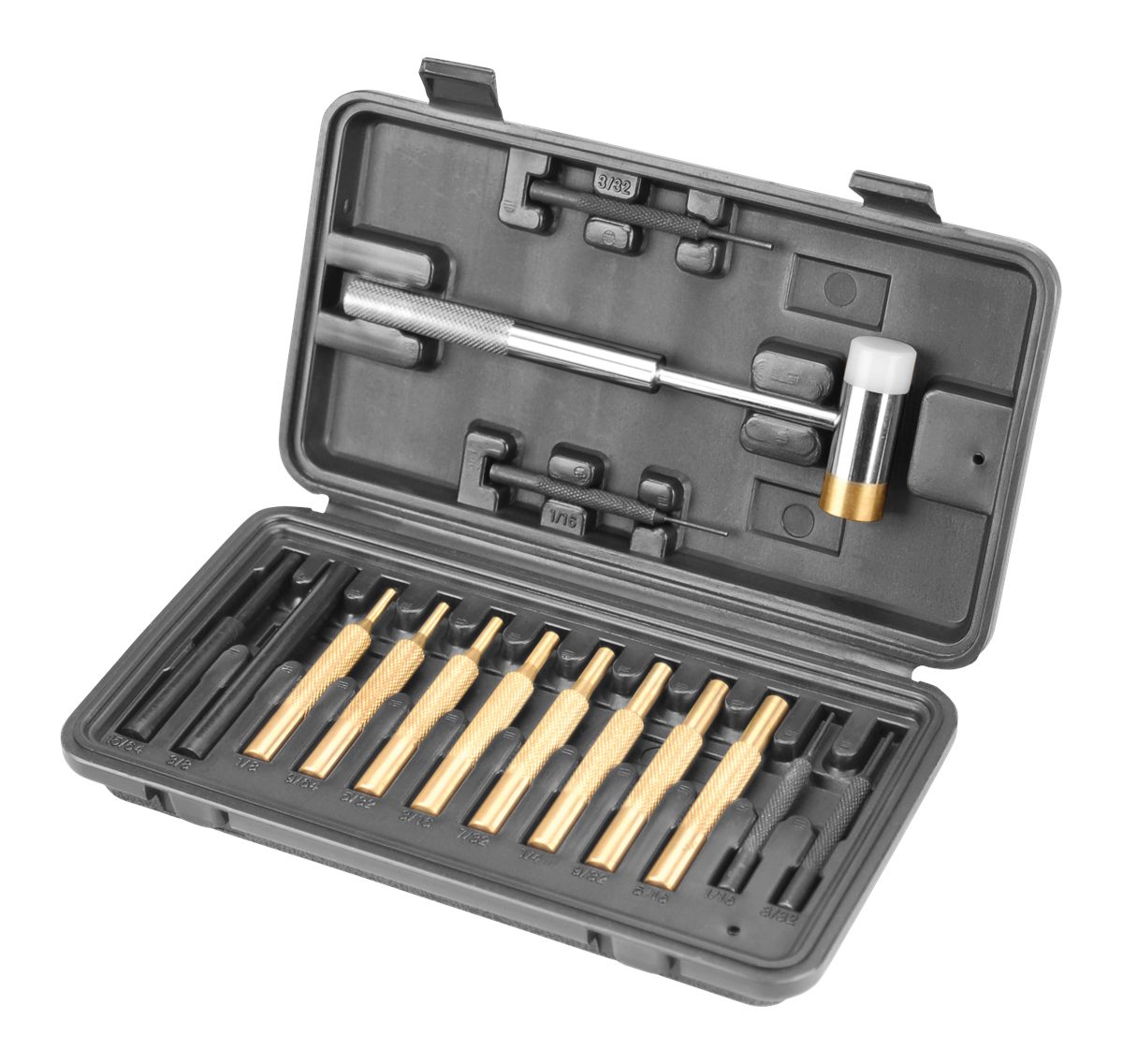 Wheeler Hammer AND Punch SET 8 Brass 5 Steel 1