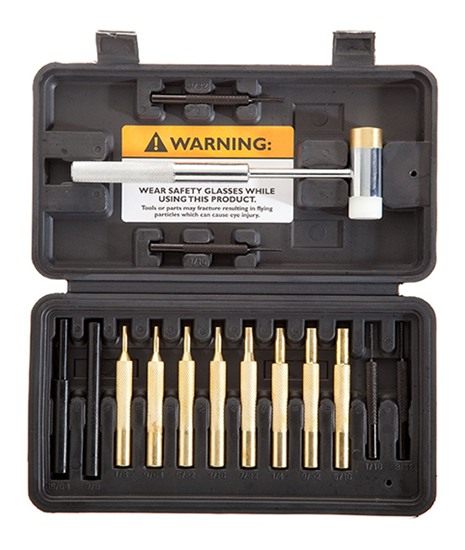 Wheeler Hammer AND Punch SET 8 Brass 5 Steel 1 view 3