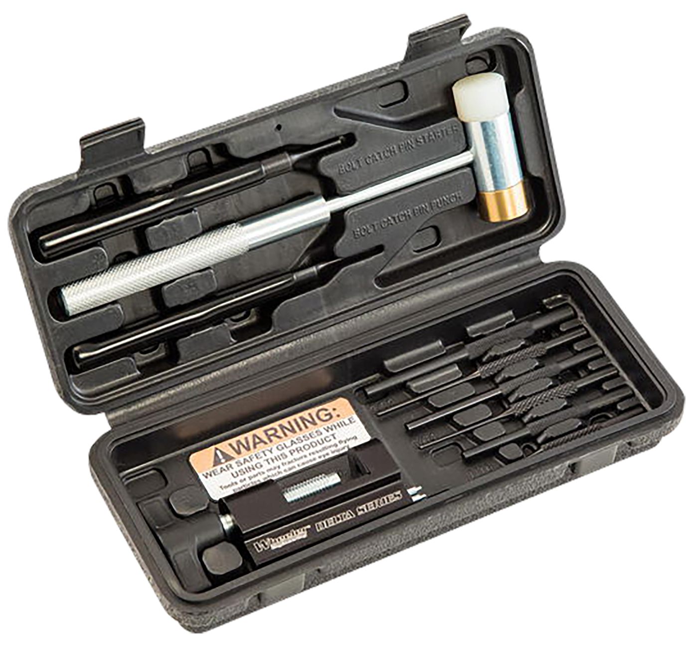 Wheeler 952636 AR15 Hammer Roll Pin Punch Set Black Steel Platform Firearm