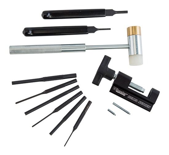 Wheeler 952636 AR15 Hammer Roll Pin Punch Set Black Steel Platform Firearm view 2