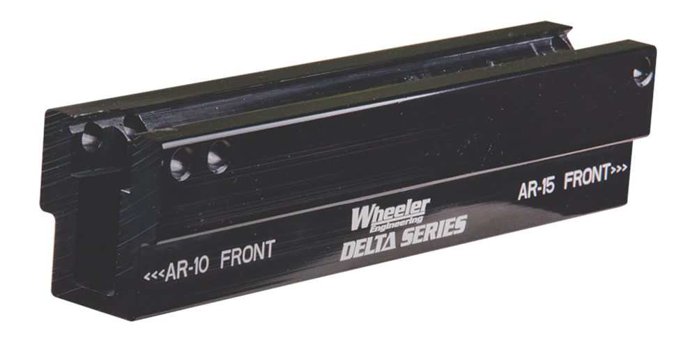 Wheeler 156888 Delta Series Upper Pic Rail Vise Block Black Aluminum Rifle