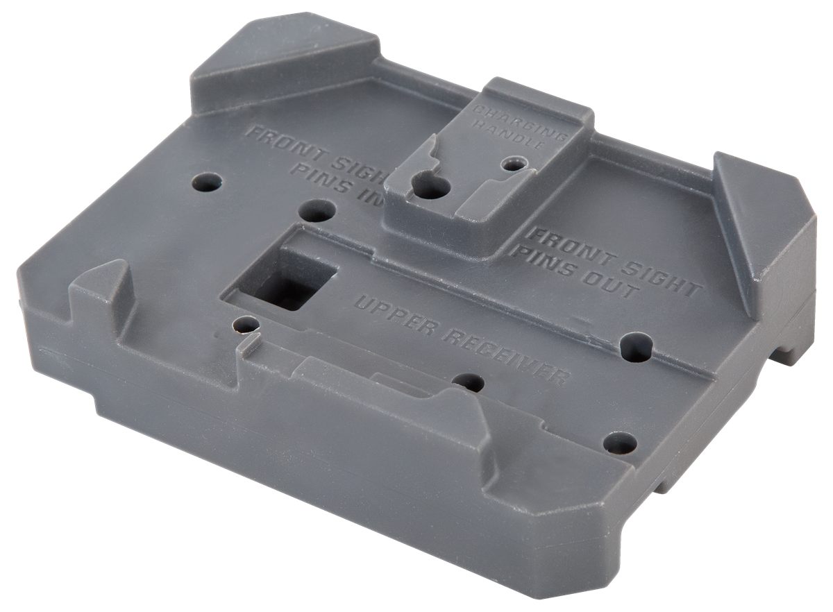 Wheeler 156945 Armorer's Bench Block Gray Plastic Rifle Platform