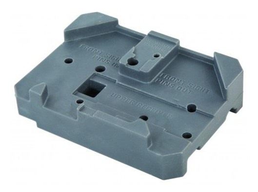 Wheeler 156945 Armorer's Bench Block Gray Plastic Rifle Platform view 2