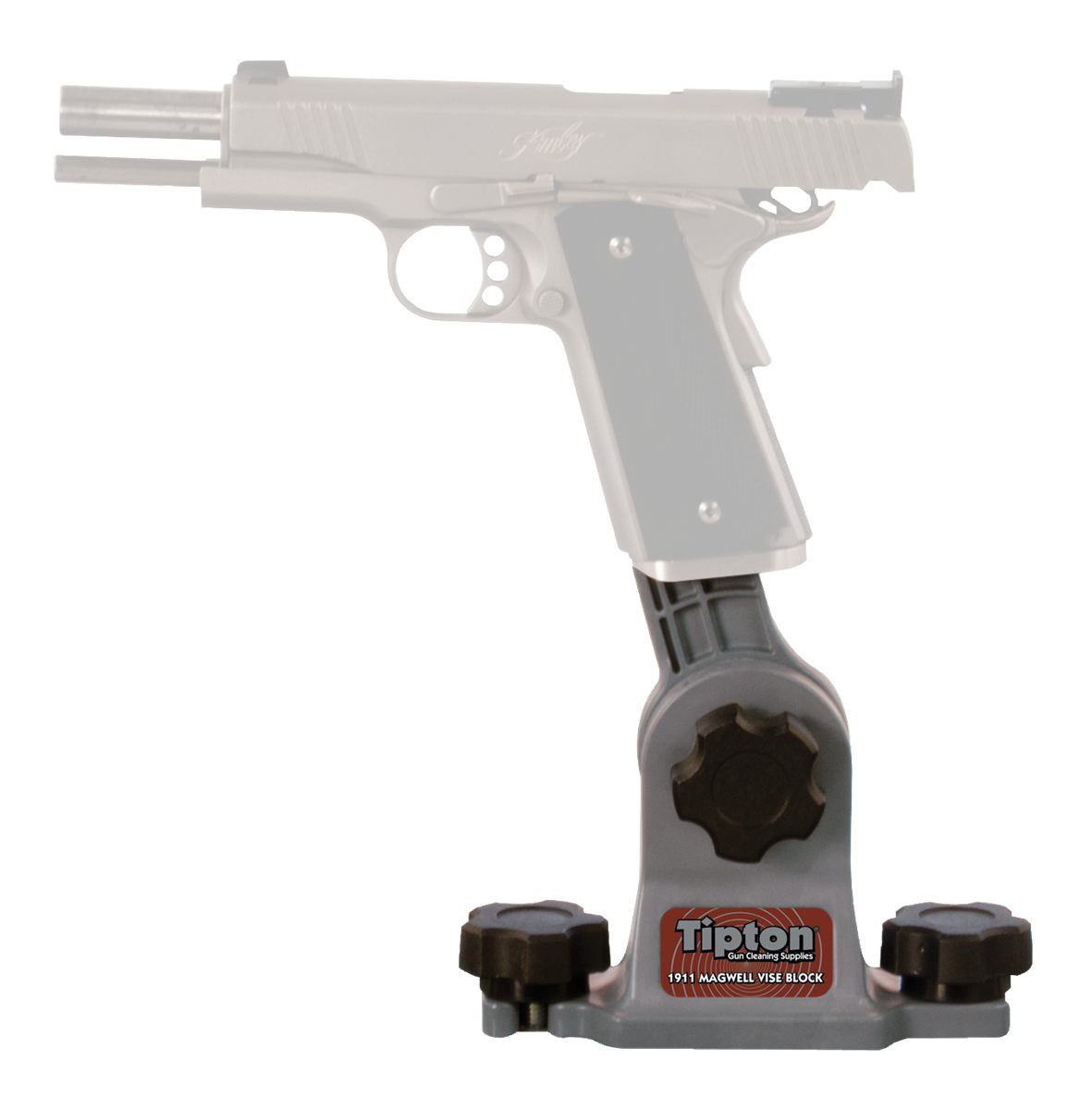 Tipton 558080 1911 Mag Well Vise Block Gun Handgun Firearm Gray/Red Polymer