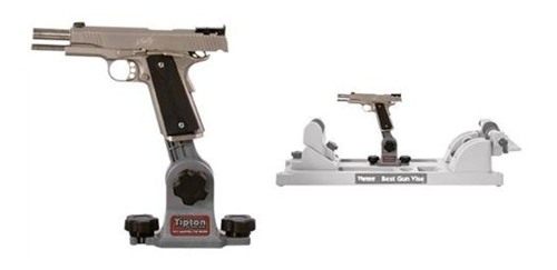 Tipton 558080 1911 Mag Well Vise Block Gun Handgun Firearm Gray/Red Polymer view 2
