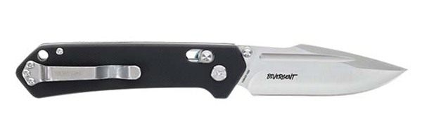 Schrade 1182620 Divergent 3.06in Folding Modified Drop Point Plain Satin AU view 2