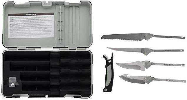 OLD TIMER SWITCH-IT HUNTING KNIFE KIT (GUT HOOK/SKINNER/BONING/SAW BLADES)