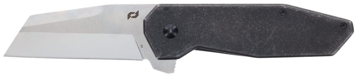 Schrade 1136251 Slyte 3in Folding Plain Satin D2 Steel Blade 4.50in Dark St