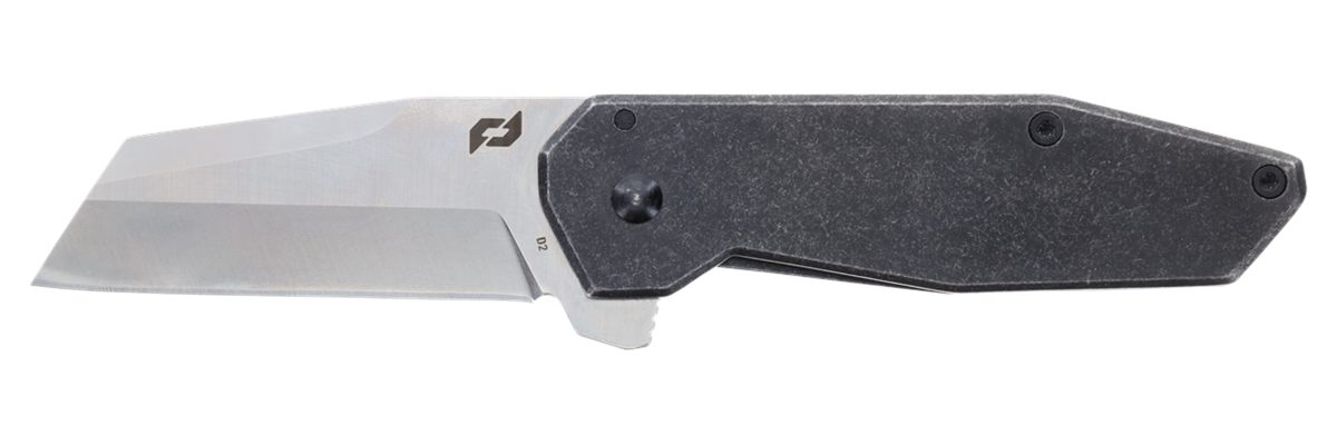 Schrade 1182277 Slyte Compact 2.40in Folding Plain Satin D2 Steel Blade 3.5