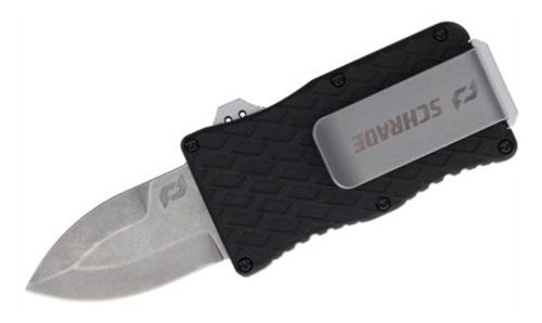 Schrade 1135969 Uproar Automatic Mini 1.90in OTF Dagger Plain Satin D2 Stee view 2