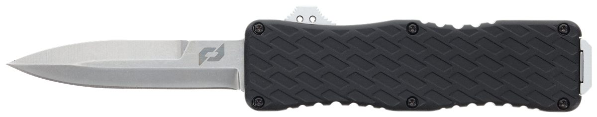 Schrade 1135967 Uproar D/A OTF Bayonet Plain Satin D2 Steel Blade 4.25in Al