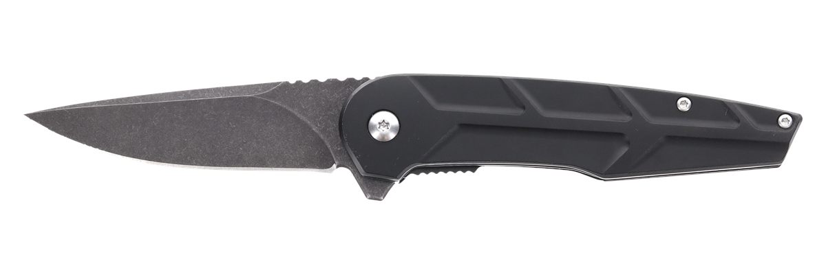 Schrade 1159329 Reckon 3.25in Folding Drop Point Plain Dark Stonewash D2 St