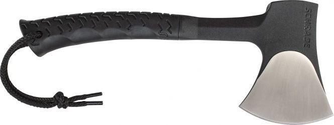 Schrade Bedrock Camp AXE 3.5in Blade 11.75in Rubberized Handle W/Sheath Han view 2