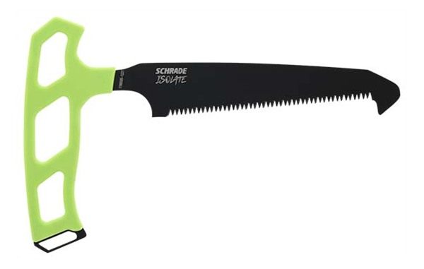 Schrade Knife Isolate Large Bone SAW 5in SK5 Black/Green