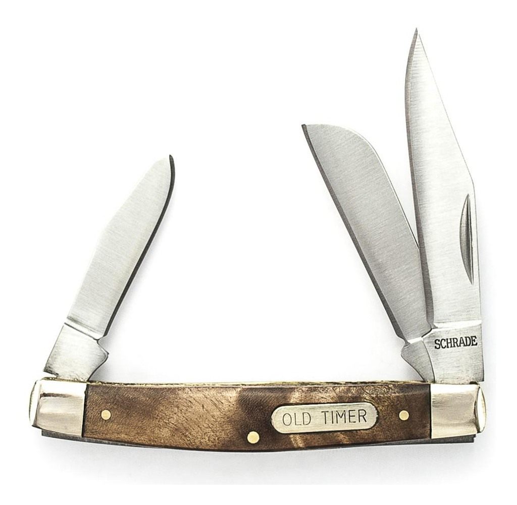 OLD Timer 34OTW 3in Middleman Knife W/Desert Iron Wood Handle Hangable BOX