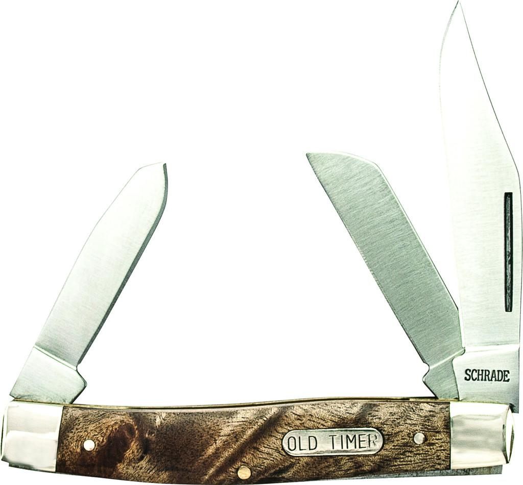 OLD Timer 8OTW 4in Senior Knife W/Desert Iron Wood Handle Hangable BOX