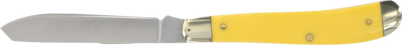 Old Timer 94oty Gunstock Trapper Knife Yellow Handle (2 Blades) Hangable Bo