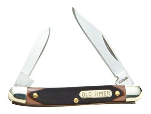 Old Timer 104OT Minuteman Knife 2 Blades Sawcut Handle Hangable BOX view 2