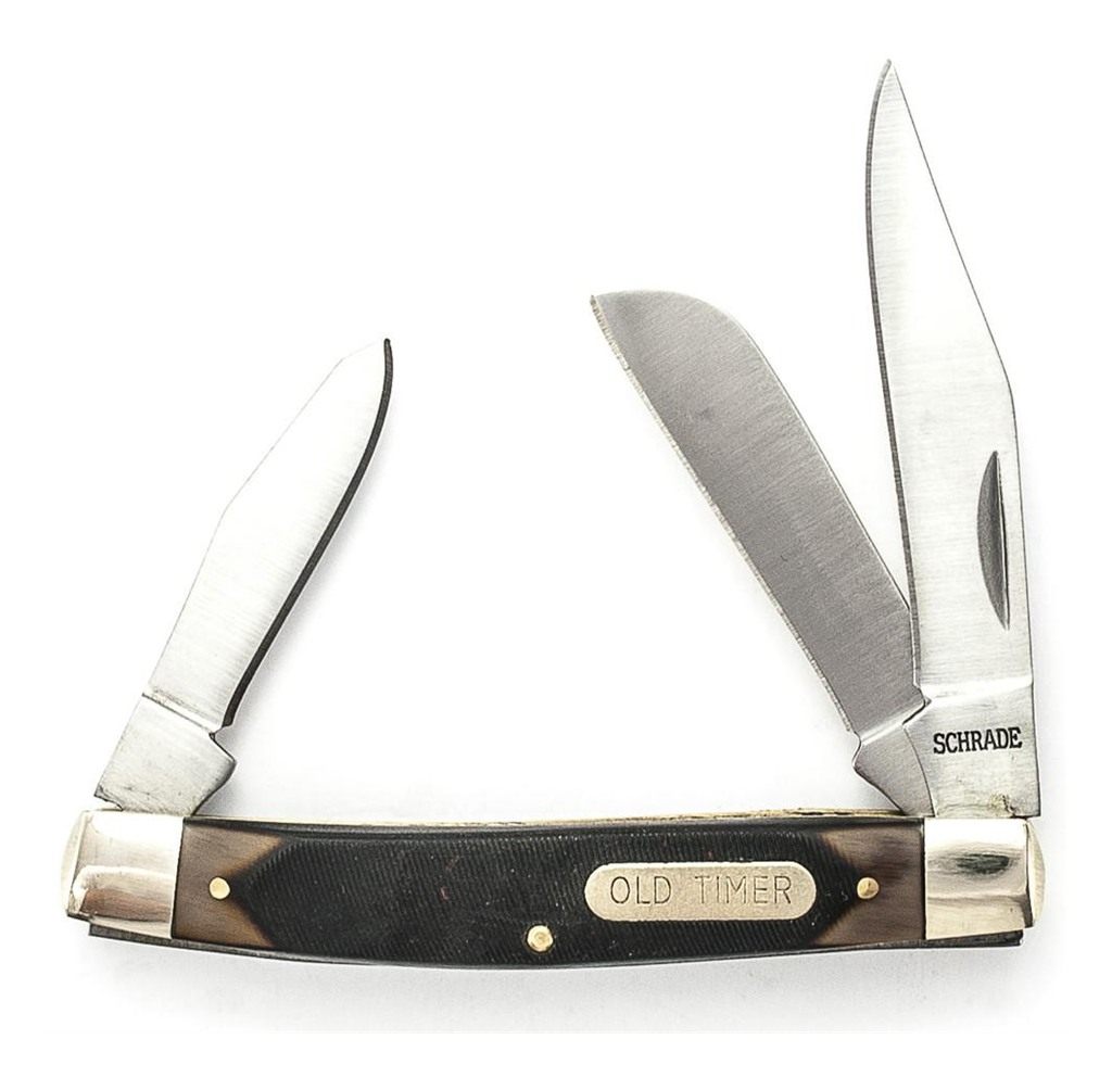 OLD Timer 34OT 3-5/16in Middleman Knife Sawcut Handle Hangable BOX