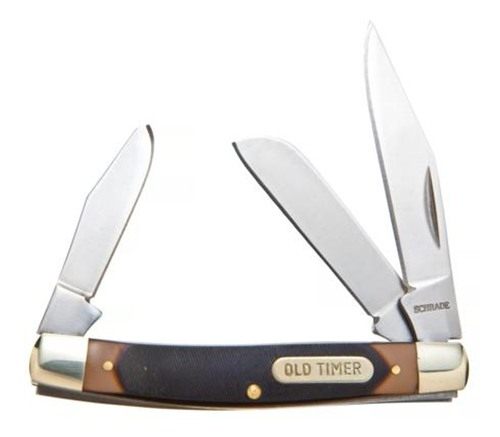 OLD Timer 34OT 3-5/16in Middleman Knife Sawcut Handle Hangable BOX view 2