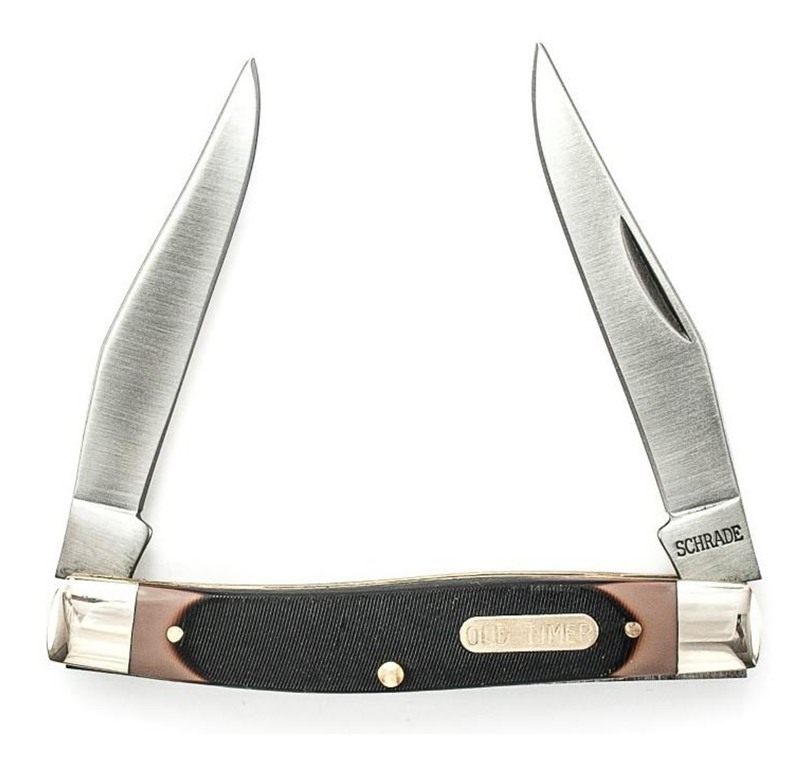 OLD Timer 77OT 4in Game Muskrat Knife Sawcut Handle Hangable BOX