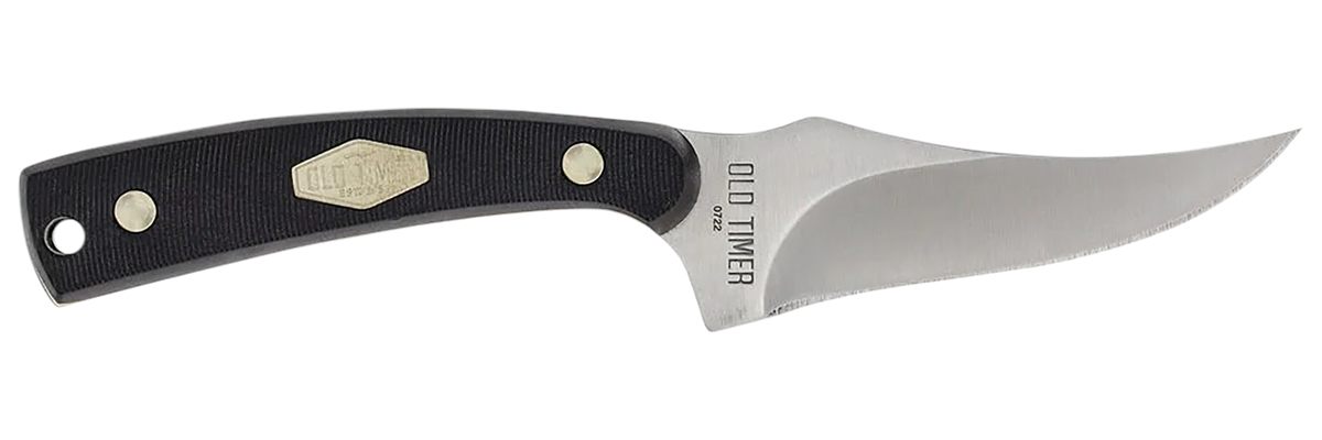 Old Timer 1179216 Sharpfinger 3.30in Fixed Clip Point Plain Stainless Steel