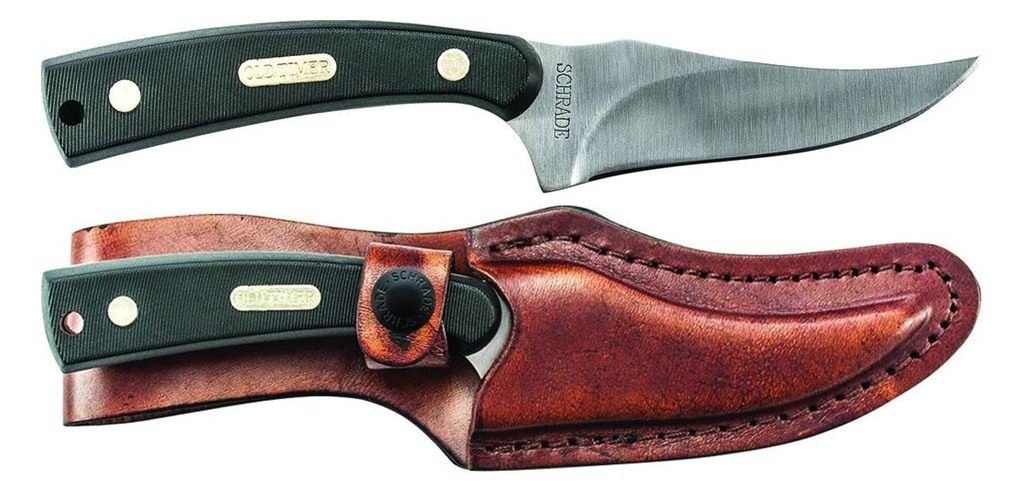 Old Timer 1179216 Sharpfinger 3.30in Fixed Clip Point Plain Stainless Steel view 2