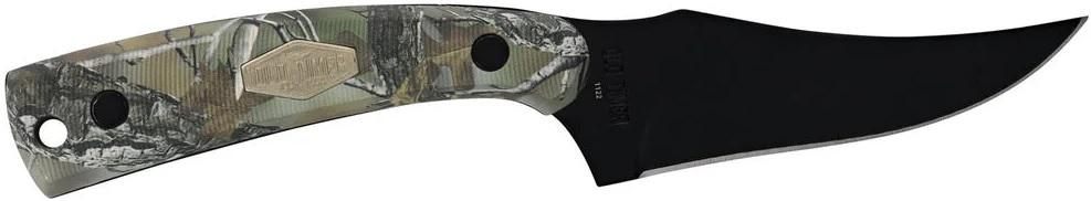Old Timer 152otbc Black Camo Sharpfinger 7-1/4 Knife W/leather Sheath Hang
