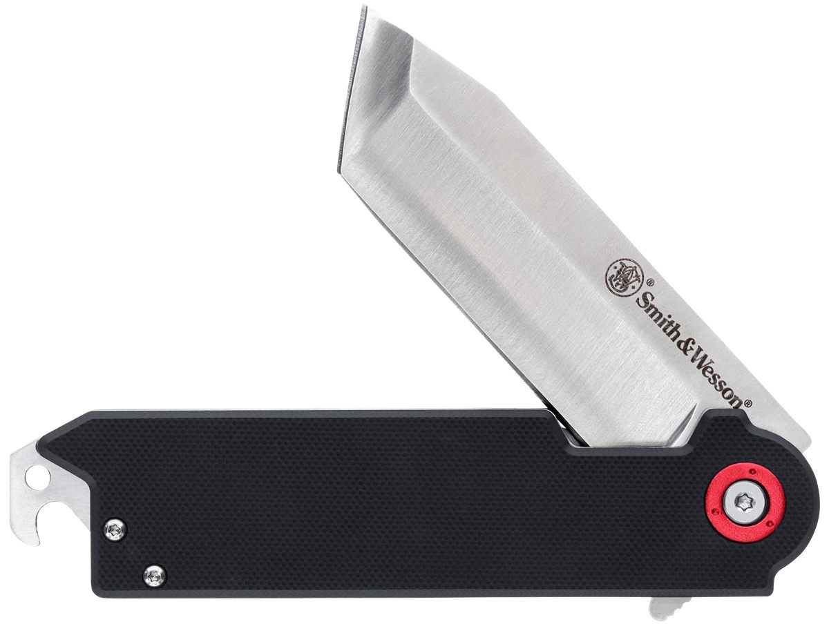 Smith Wesson Knives 1193144 Big Benji 3.50in Folding Plain Stainless Steel