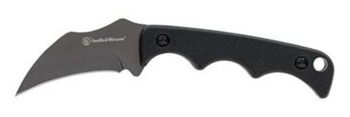 Smith Wesson H.R.T. Karambit Neck Fixed Knife 2in Cleaver Blade Black with
