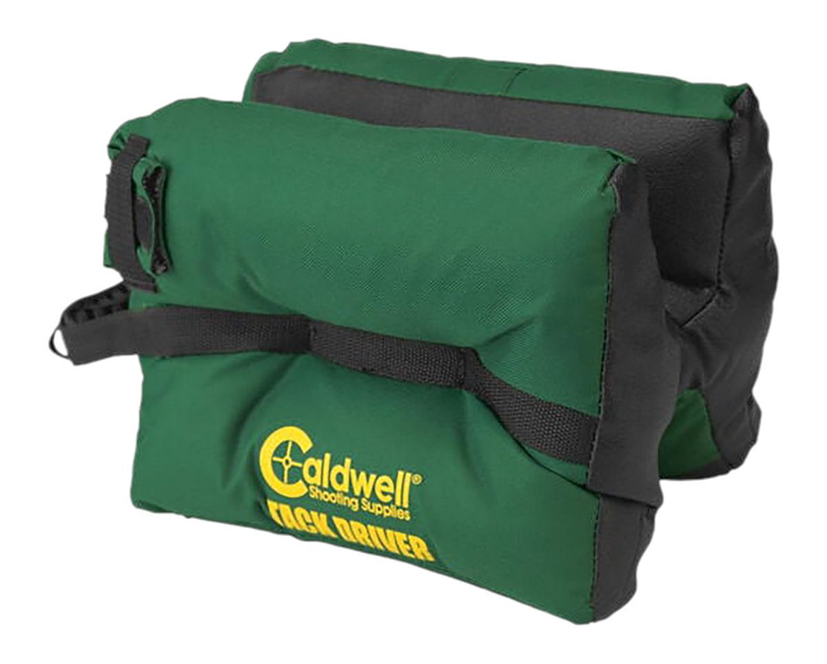 Caldwell 569230 Tack Driver Prefilled Green Nylon Front and Rear Bag