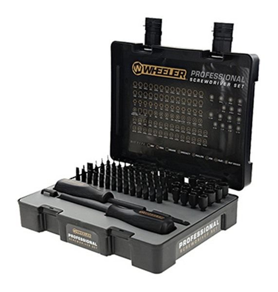 Wheeler 4001003 Professional Screwdriver Set Black 100 Pieces view 3