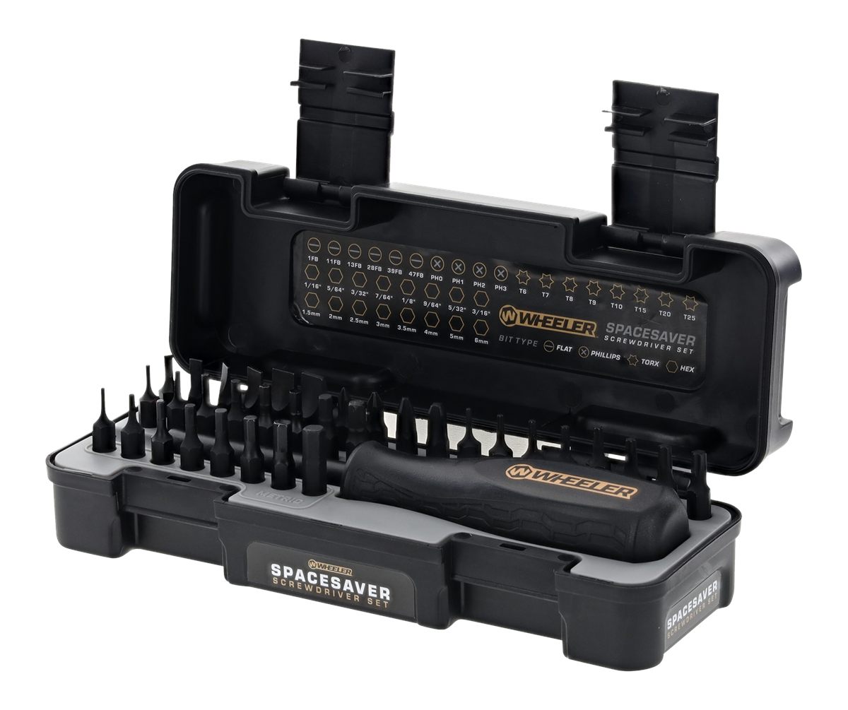 Wheeler 4001005 SpaceSaver Screwdriver Set Black 36 Pieces