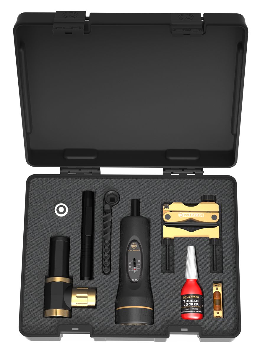Wheeler 4001009 Ultra Scope Mounting Kit Multi-Color 1in