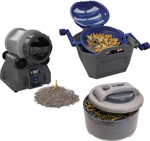 Frankford Arsenal 1199453 Rotary Tumbler Lite Pro Kit Grey/Blue Stainless S view 2