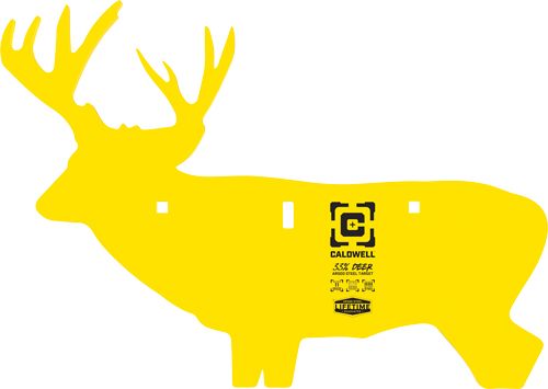 Caldwell AR500 Deer Target 3/8in Steel Yellow