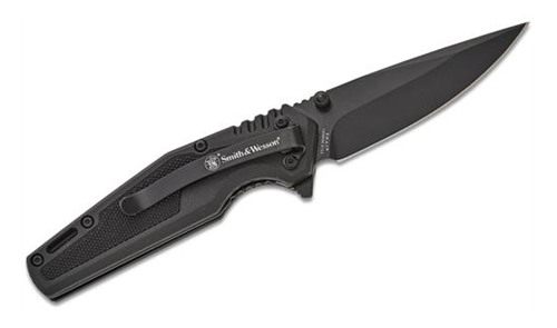 Smith Wesson Swat Assisted Folding Knife 3in Drop Point Blade Black