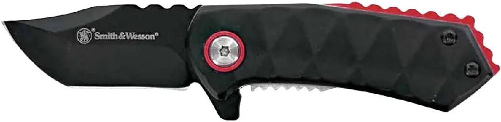 Smith Wesson 24/7 Spring Assisted Folding Knife 1-9/10in Clip Point Blade B