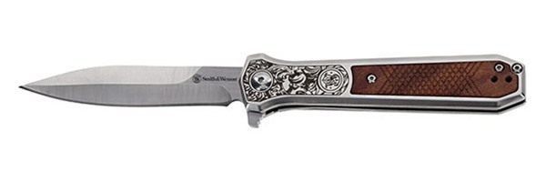 S W M P Accessories Smith Wesson Knives 1205011 Unwavered 3.50in Folding Da view 2