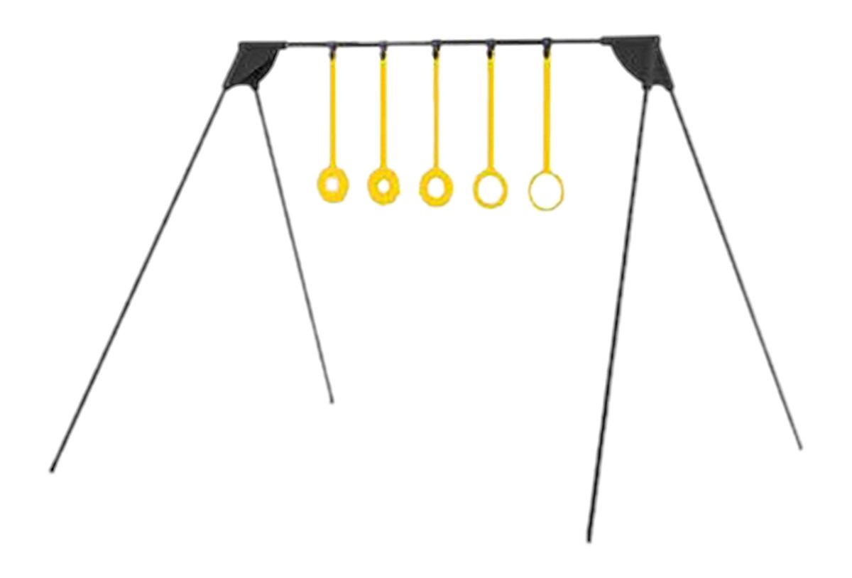 Caldwell 4002309 Ring Challenge Rimfire KYL Black/Yellow AR500 Steel Standi