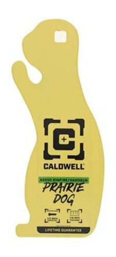 Caldwell 4002313 Rimfire/Handgun Yellow AR500 Steel Prairie Dog 1/4in Thick view 3