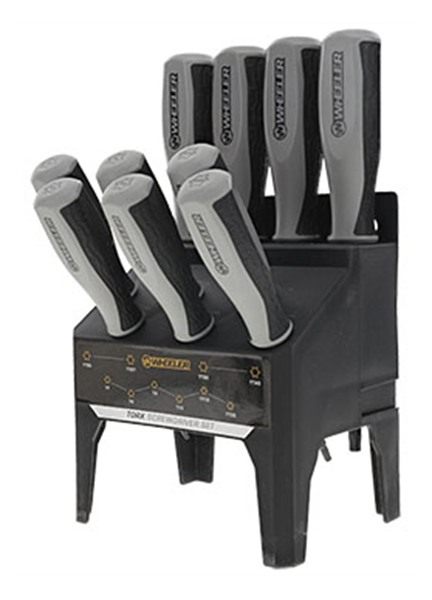 Wheeler 10 Piece Torx Benchtop Screwdriver Set