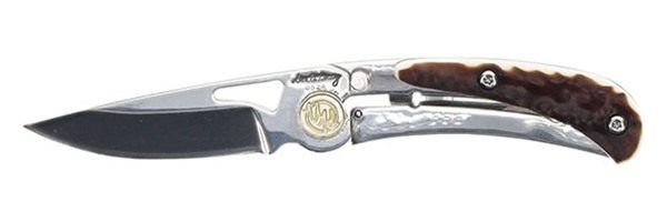 Uncle Henry Next Gen 3UH Folding Knife 2-1/5in Drop Point Blade Staglon Ste view 2