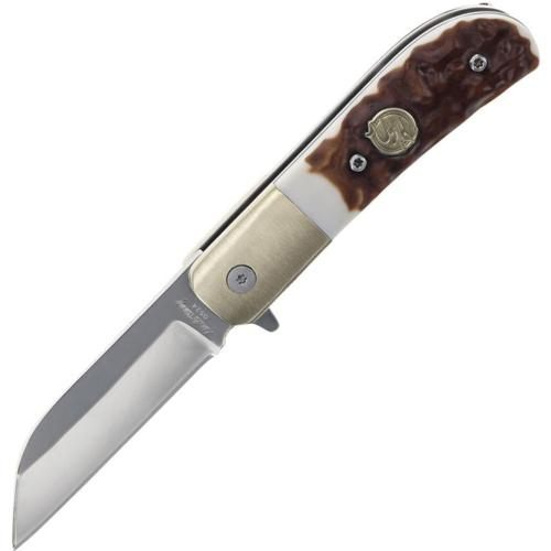 Uncle Henry Next Gen 6UH Folding Knife 2-1/2in Drop Point Blade Staglon Cla