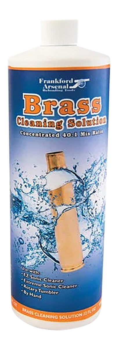Frankford Arsenal 878787 Ultrasonic Cleaner Brass 32 oz Bottle