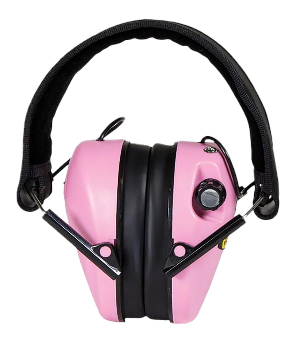 Caldwell 487111 E-Max Low-Profile Muff 23 dB Over the Head Pink/Black Adult