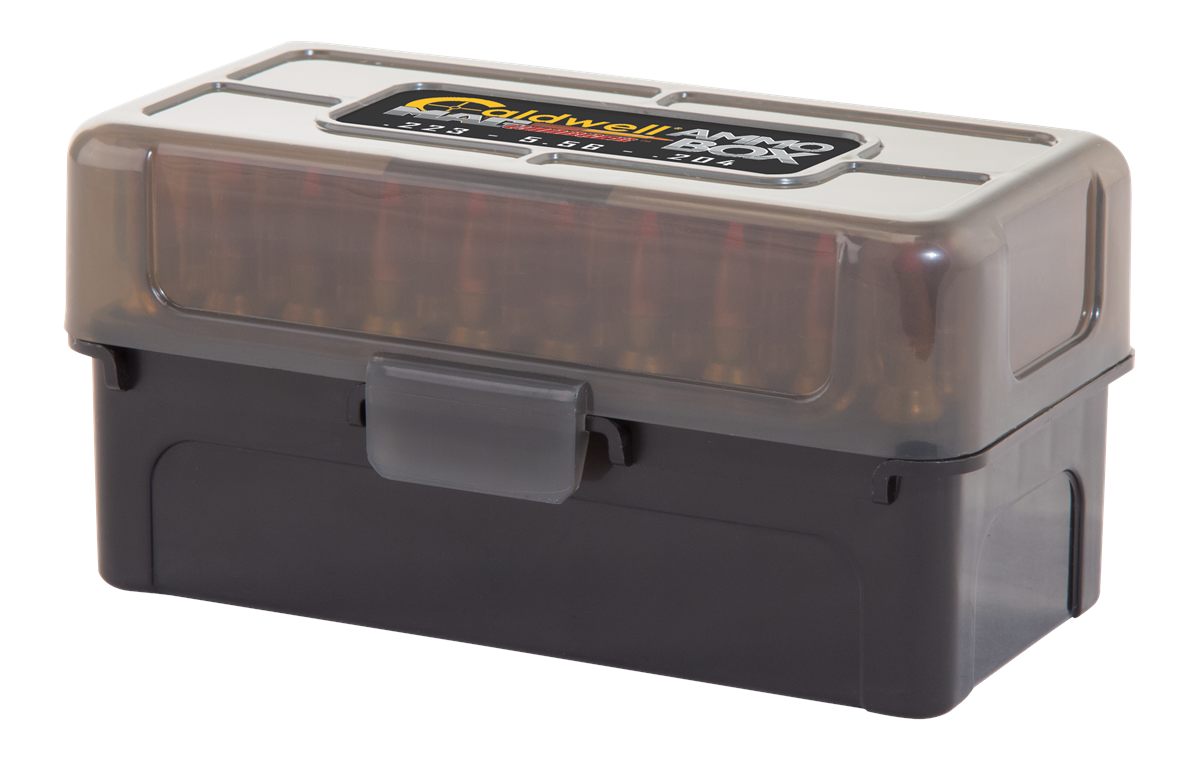 Caldwell 397623 Mag Charger Ammo Box 223 Rem/204 Ruger Brown Polymer 50rd