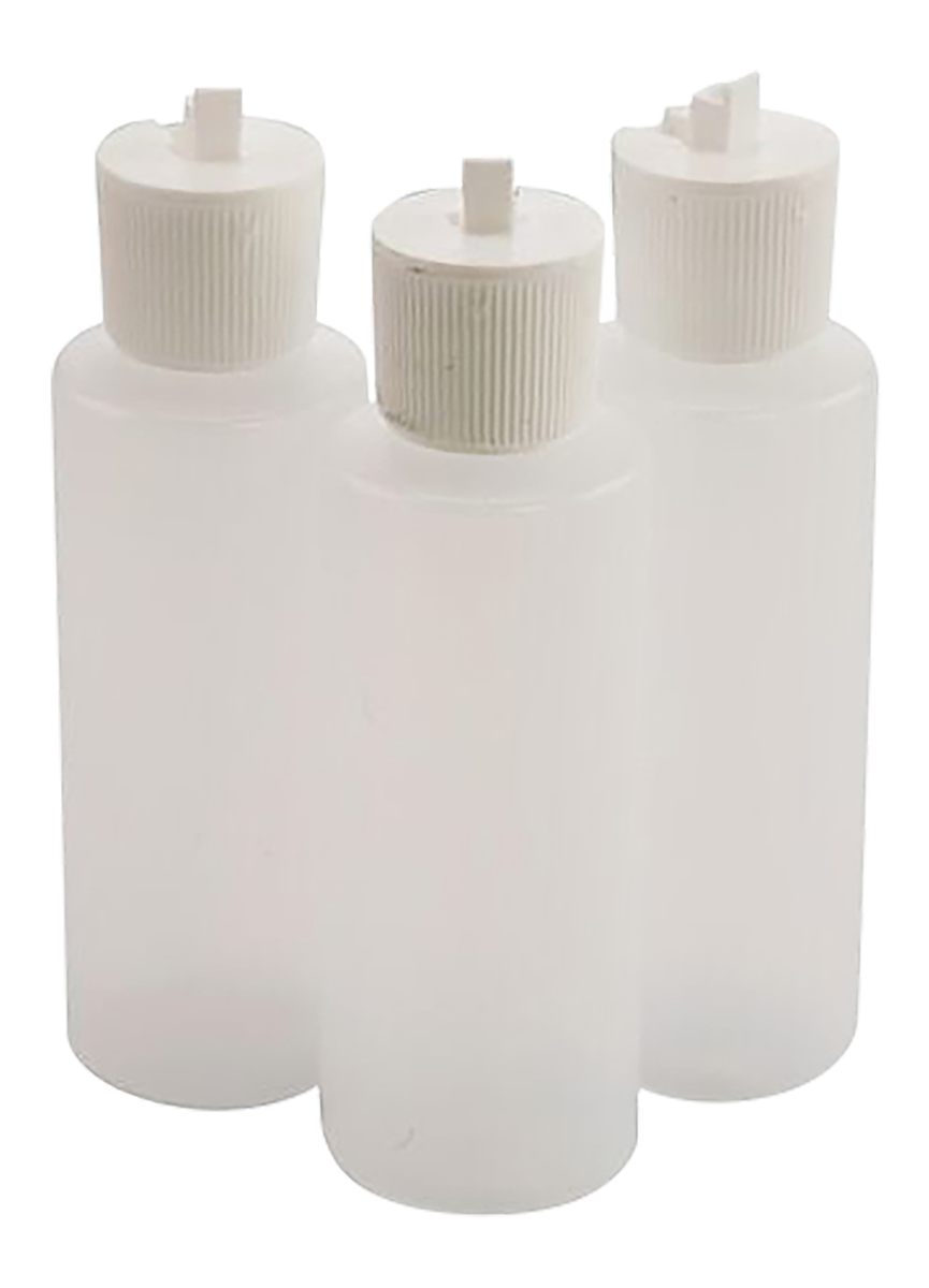 Tipton 197624 Flip Top Solvent Bottles 4 oz Plastic 3 Per Pkg