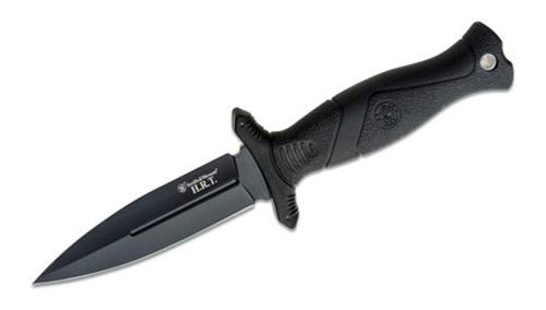 Smith Wesson HRT Fixed Blade Boot Knife 4in Black